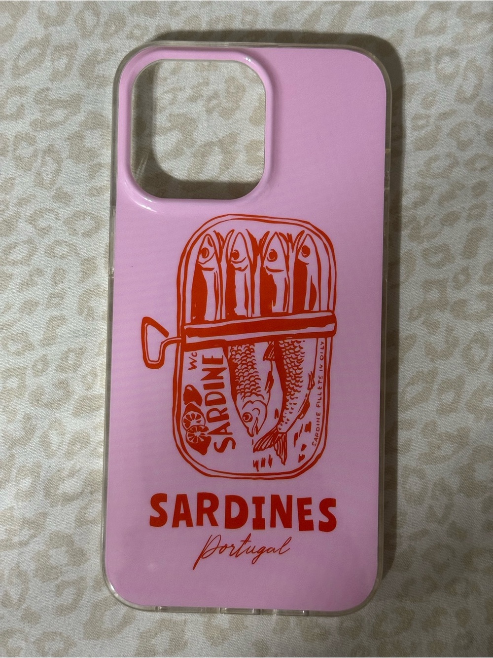 Pink Sardines Graphic Phone Case